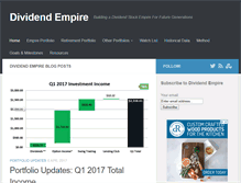 Tablet Screenshot of dividendempire.com